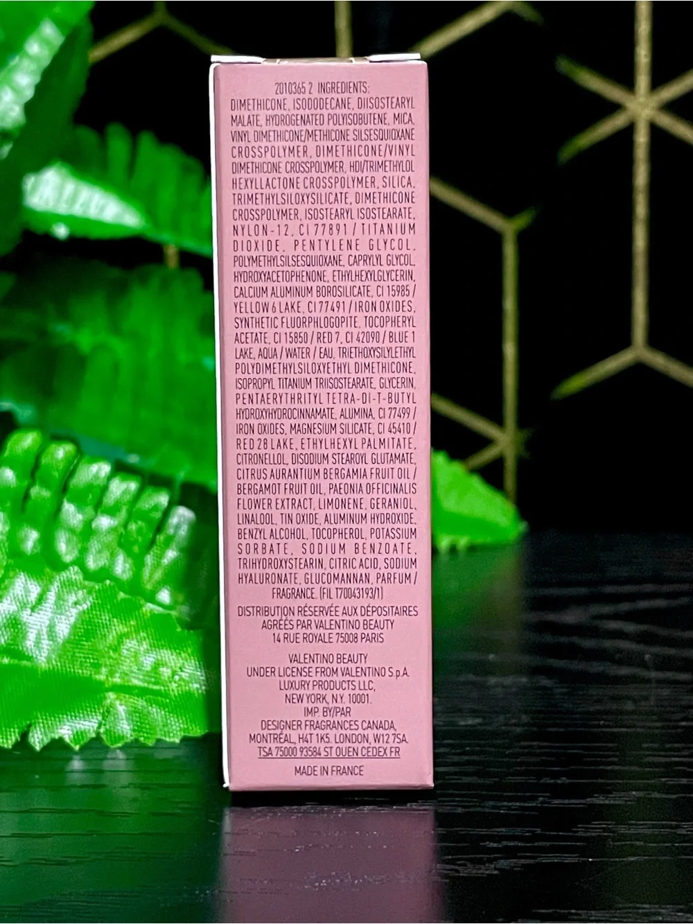 Valentino liquirosso lip